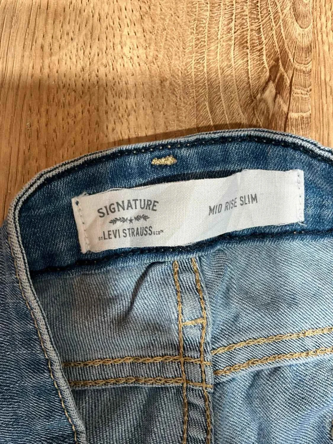 Jean Levi's Signature Mid Rise Slim W35 L30 Vintage Bleu Lvf 001 – photo 12